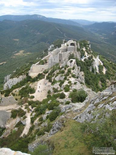 Шато дьо Quéribus Castle, замъци на Франция, Европа замъци, замъци и крепости