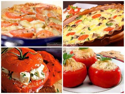 Печени домати със сирене най-добрите рецепти със снимки