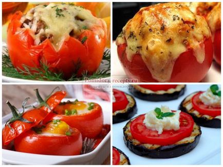 Печени домати със сирене най-добрите рецепти със снимки