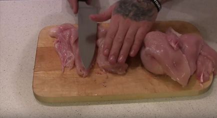 Пиле готвене с гъби и картофи - стъпка по стъпка рецепти снимки
