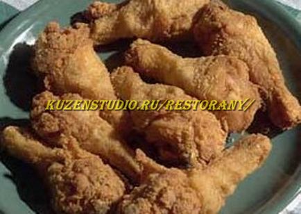 Пържено пиле в брашно с сметанов сос - каталог на ресторанти и барове за сватби