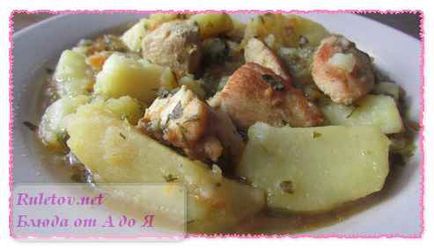 Печено multivarka, вкусна печена (предварително Пилешки гърди) Печени multivarka, вкусни сладкиши