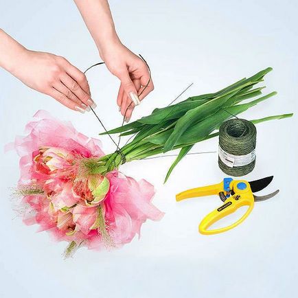 Как да събира букет цветя