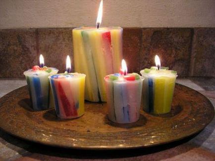 Какво може да се направи на свещи