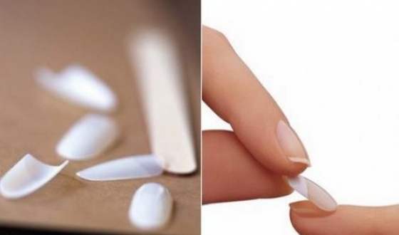 Как да лепило ноктите без лепило
