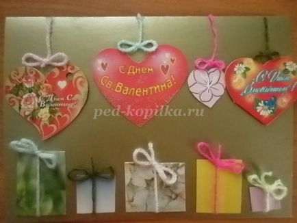 Карта за празника със собствените си ръце Карта за празника със собствените си ръце