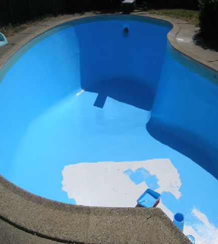 Как да нарисува бетон басейна