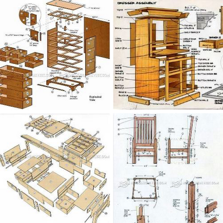 Дървени мебели със собствените си ръце, както и от къде да започна инструкции