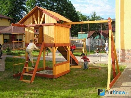 Playground структура в страната със собствените си ръце