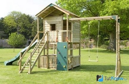 Playground структура в страната със собствените си ръце