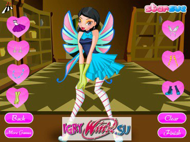 Игра Winx грим