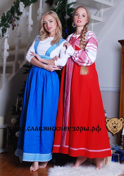 Историята на руските дрехи