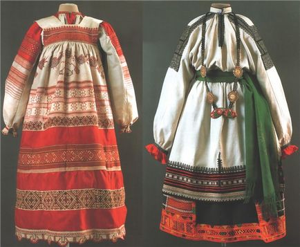 Историята на руските дрехи