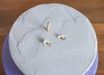 Как да глазура сватбена торта с крем с масло