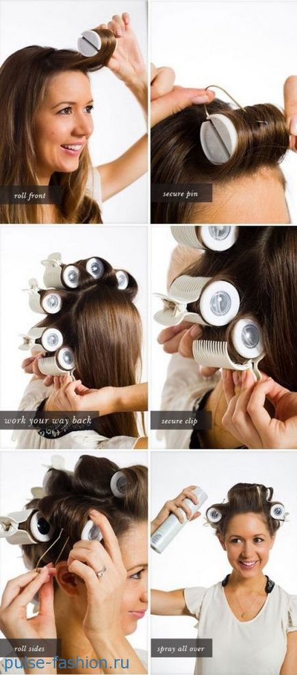 Как да мамят ролки за коса - напътства в снимки, пулс мода