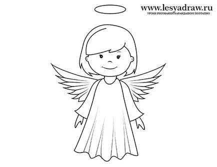 Как да се направи един ангел за деца, ангел
