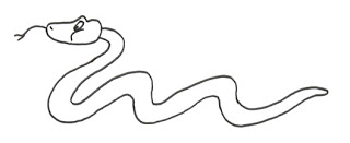 Как да се направи змия изготвят прости чертежи