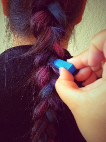 Как да използвате цветни моливи коса, снимки, видео