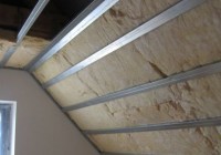 Как правилно да се изолира тавана под студен покрив - опции съвети