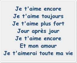 Като обяснение в любов на френски език