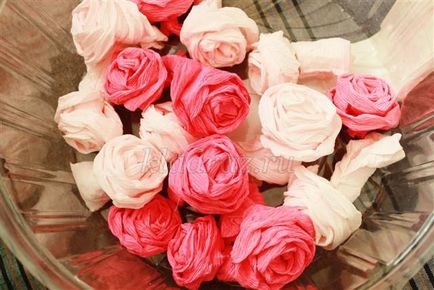 Как да си направите роза от салфетки с техните ръце майсторски клас със снимки и видео