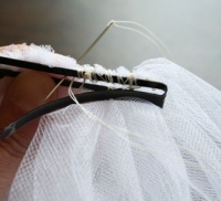 Как да шият един воал, с ръцете си майсторски клас за булката