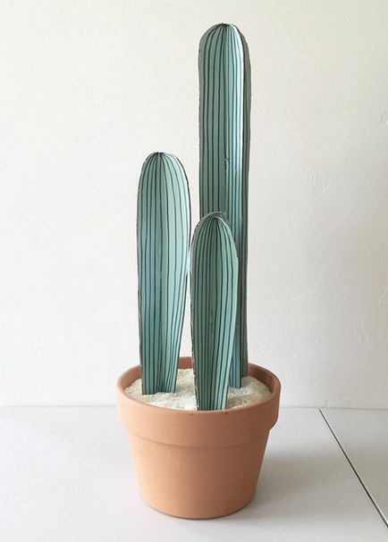 Cactus картон (с ръцете си) Cactus картон