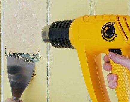 Как да премахнете старата боя механична и химическа почистване