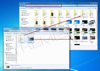 Как да инсталирате теми за Windows 7 (файл, който ExplorerFrame) Как да инсталираме Windows 7 тема