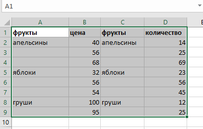 Как се попълва празните клетки в Excel (Excel) Как се попълва празните клетки в Excel