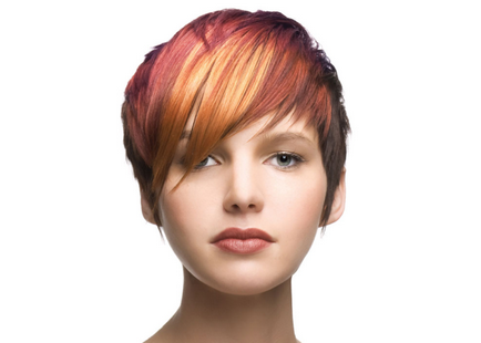 Оцветяване на къса коса се отличава изкуството, снимки и видео уроци