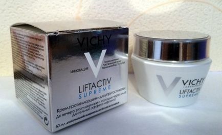 Vichy крем за лице, след 40-50 години по вдигане и прегледи (след) Vichy крем за лице, след 40-50 години по вдигане и коментари
