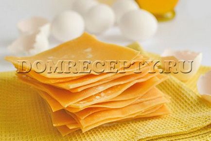 Листове от лазаня у нас - рецепта със снимки (листа) Листове от лазаня у дома - рецепти със снимки