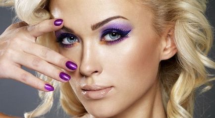 Грим Smokey Eyes за сини очи, стъпка-по-100 снимка