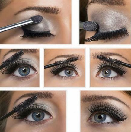 Грим Smokey Eyes за сини очи, стъпка-по-100 снимка