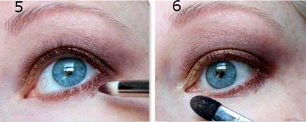 Грим Smokey Eyes за сини очи, стъпка-по-100 снимка