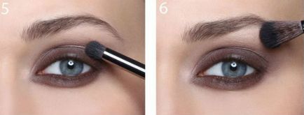 Грим Smokey Eyes за сини очи, стъпка-по-100 снимка