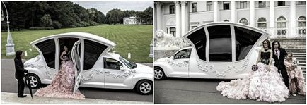 превоз на машината на сватбата - съвети за избор, автомобил модел, цена, снимки и видео