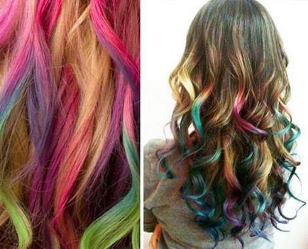Мел преглед на косата, цветове, как да се използват