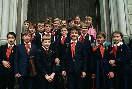 Мода облечен в СССР като съветски деца (68 снимки) - triniksi
