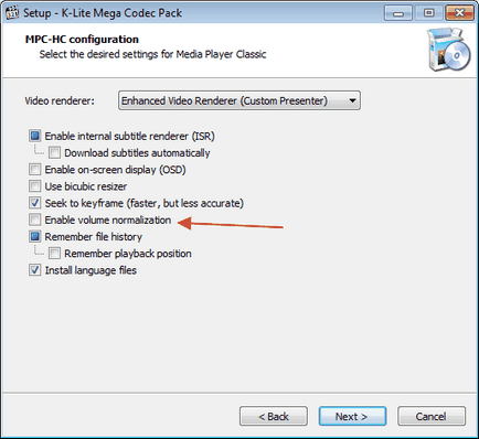 Създаване K-Lite Codec Pack (настройка) Създаване K-Lite Codec Pack