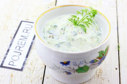 Краставица сос - стъпка по стъпка рецепта за това как да се готви със снимки (краставици) Краставица сос - стъпка по стъпка рецепта за това как да се готви със снимки
