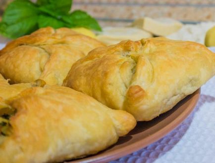 Торти и кифлички с пилешки рецепти със снимки, с пълнеж от сирене, картофи, черен дроб, месо, извън (пасти) Торти и кифлички с пилешки рецепти със снимки, с пълнеж от сирене, картофи, черен дроб, месо, на