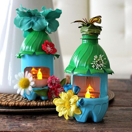 Изделия от пластмасови бутилки, за градина, дом и детска градина, интересни и оригинални идеи