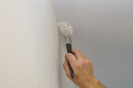 таван боядисване с латексова боя с техните ръце инструкции стъпка по стъпка със снимки и видео