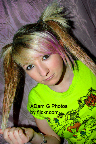 оцветяване на косата в два цвята, снимки