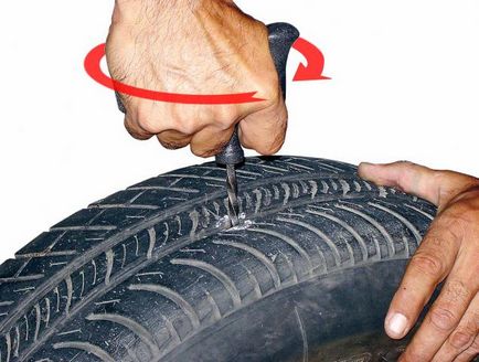 Ремонт на гуми собствените си ръце пункция, нарязани страна