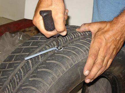 Ремонт на гуми собствените си ръце пункция, нарязани страна