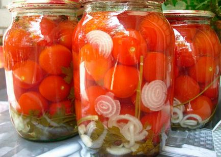 Рецепта Yum консервирани домати
