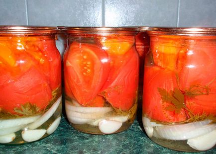 Рецепта Yum консервирани домати